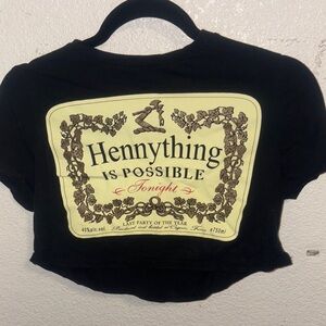 Fashion Nova Black and Yellow Crop Top Short Sleeve